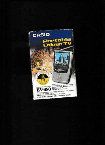 Casio lcd tft mini - casio, ev-680