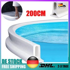 2M Bad Wasserbarriere Silikonstreifen Duschwanddichtung Nass & Trockentrennung