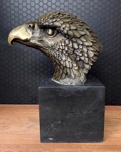 Bronzefigur adler skulptur - bronzefigur,