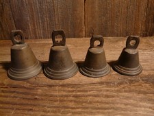 Glocke 4x Glöckchen alt antik Geläut Ziege Bauer Hof Tiere