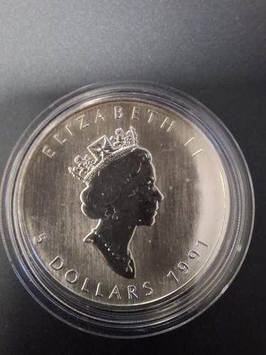Canada meaple leaf 1991 5 - canada, 1991.