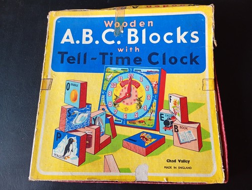 Vintage chad valley holz - vintage, abc
