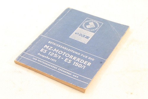 Betriebsanleitung aus 1971 - , mz