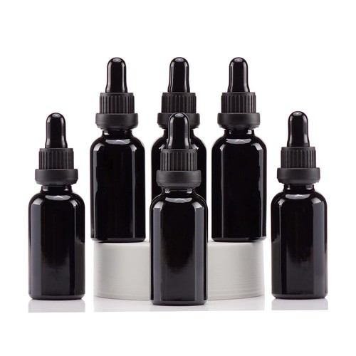 Pipettenflasche 30ml schwarz - pipettenflasche,
