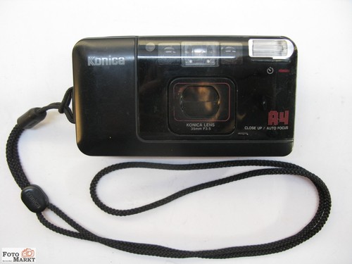 Konica black objektiv - a4,