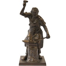 27 cm - Bronzierte Zinkguß