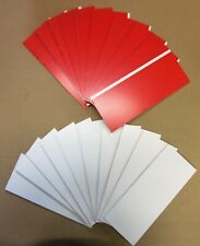 PVC Hartschaumplatten 3 mm 20 Platten Reste - Kunststoff Platten 230 x 93-95 mm