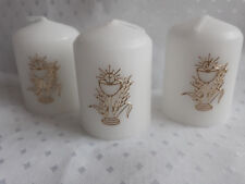  4 ,6 Kerzen  Tischdeko, Kommunion ,Konfirmation Taufe  Motiv  mit Goldene Kelch