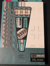 Target Hydra 01 Steeldart 22 Gramm Swiss Points mit unbenutztem Zubehör verpackt