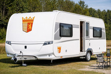 Wohnwagen Aufkleber 4er Set