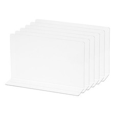 Typ regalteiler pvc klar - 6x,