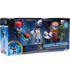 Sonic 2 The Hedgehog Set 3 Figuren Bewegliche Figur ca. 12 cm Groß von jakks NEU