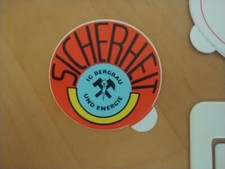 IGBE/IGBCE Werbung Kappe Öffner Lineal Aufkleber Tüte Kugelschreiber Konvolut