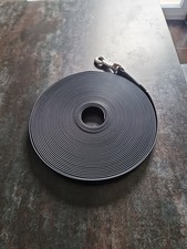 15 Meter lang, 19 mm für große Hunde, BioThane Schleppleine  ohne Schlaufe