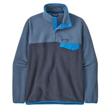 Patagonia Lightweight Synchilla Snap-T Fleece Pullover Smolder Blue