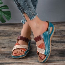 Damen Orthopädische Sandalen Pantoletten Hausschuhe Leicht Schuhe Slipper ﻿DE