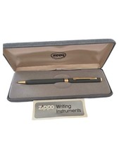 Zippo Kugelschreiber Schreibgerät Grau Neu mit Etui