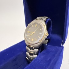 Läuft✅ Citizen Solar Tech Titanium Armbanduhr A160-H Sonnen Geladen - Gebraucht