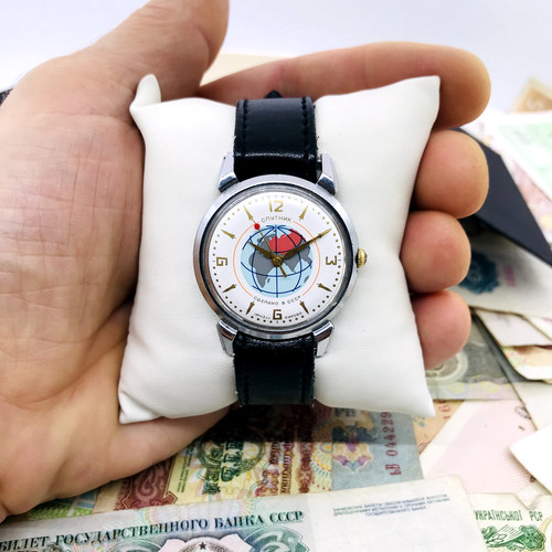 Vintage sputnik uhr - vintage,
