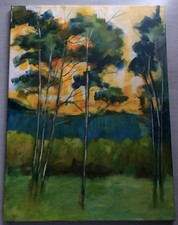 Kunst - Original Acrylbild - Landschaft - Spontanrealismus - 60 x 80 cm - Neu