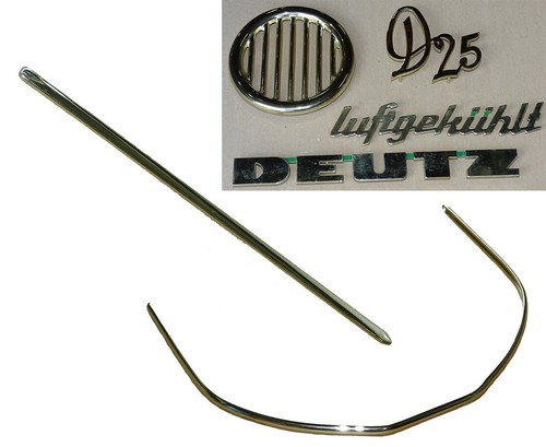 Zierleiste messing - 2x,