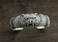 B21 Herren Armband Tiger Raubkatze Sterling Silber 925