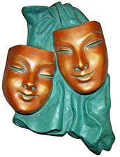 „2 Masken“ Keramik