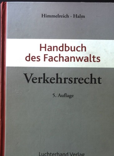 Handbuch des fachanwalts - des,