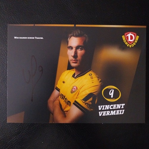 Autogrammkarte vincent vermeij - vincent,