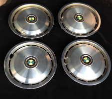 BMW E12 E28 E30 14 Zoll Edelstahl Chrom Radkappen Felgendeckel Stahlfelgen (A)