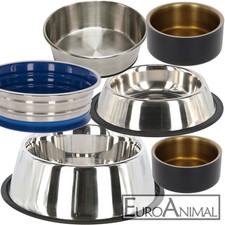 Edelstahl-Napf rutschfest Futternapf Hunde-Napf Wassernapf Freßnapf Katzen-Napf