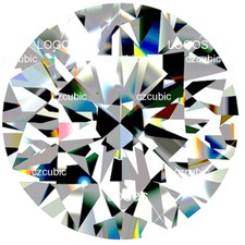 Cubic zirconia loose round - cubic,