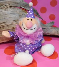 ❤️STEINBECK Plüschfigur CLOWN  26 cm  lila Nici/Chris Design❤️