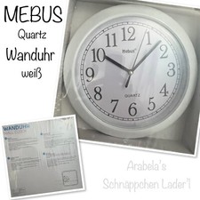 MEBUS Quartz Wand-Uhr ca. 21