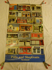 Poster - Pubs and Shopfronts Scotland, 88 x 54 cm