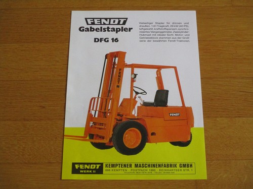 Fendt gabelstapler dfg - dfg,
