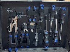 Lux Werkzeugkoffer 128-teilig Werkzeugkiste Bits Schraubenzieher Zange NEU