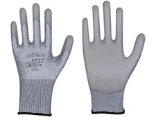 12er PACK(Paar) LEIPOLD 1642 Schnittschutzhandschuhe Solidstar 1642 Gr.10 grau E