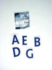  Premier League Team Beflockung Buchstaben x Trikot PS PRO 2013 15 Blau 