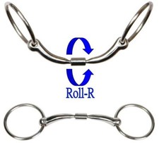 Watertrens  Anatomisch doppelt  Roll-R 14mm 11.5/12.5/13.5 gebiss pferd bits