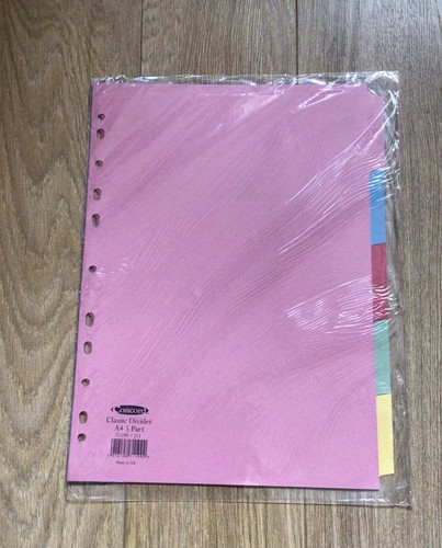 Aktenteiler bunt karton - a4,