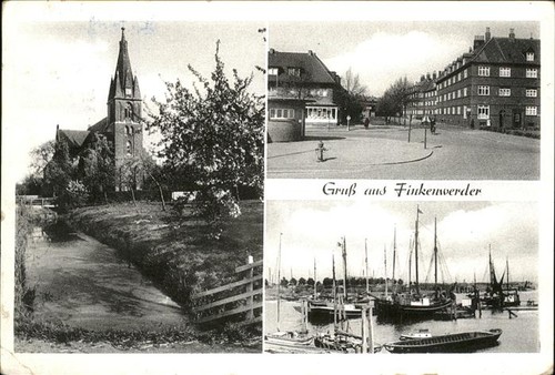 Finkenwerder kirche hafen - finkenwerder,