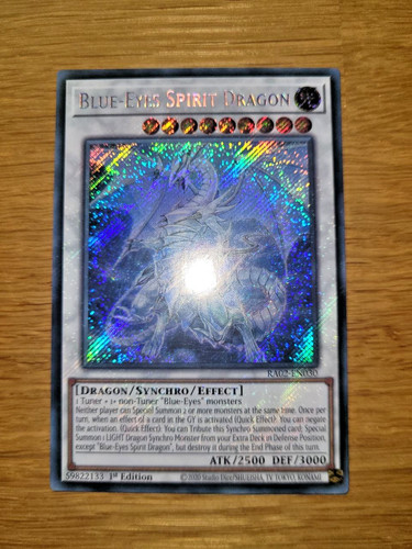 Yugioh blue eyes spirit - blue,