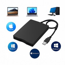 Externes USB-Diskettenlaufwerk / FDD 1,44MB/Floppy Disketten-Laufwerk 3,5Zoll