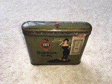 SELTEN UM 1910-18 MANOLI BERLIN GIBSON MÄDCHEN 20 HOCHWERTIGE ZIGARETTEN 20 GRÖßEN DOSE