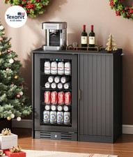 Coffee bar with mini fridge - coffee,