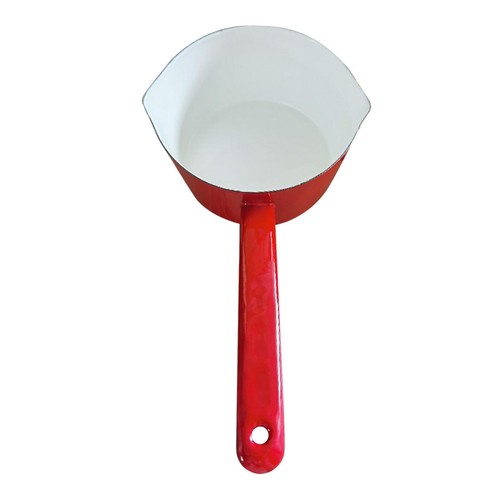 Emaillierter milchtopf - emaillierter,