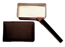 Vintage Eschenbach Handlupe 2x Vergrößerung inkl. Etui