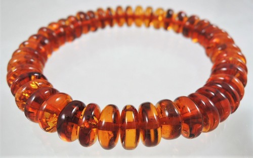 Bernstein scheiben armband - bernstein,