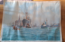 Hamburger Hafenansicht Adolf